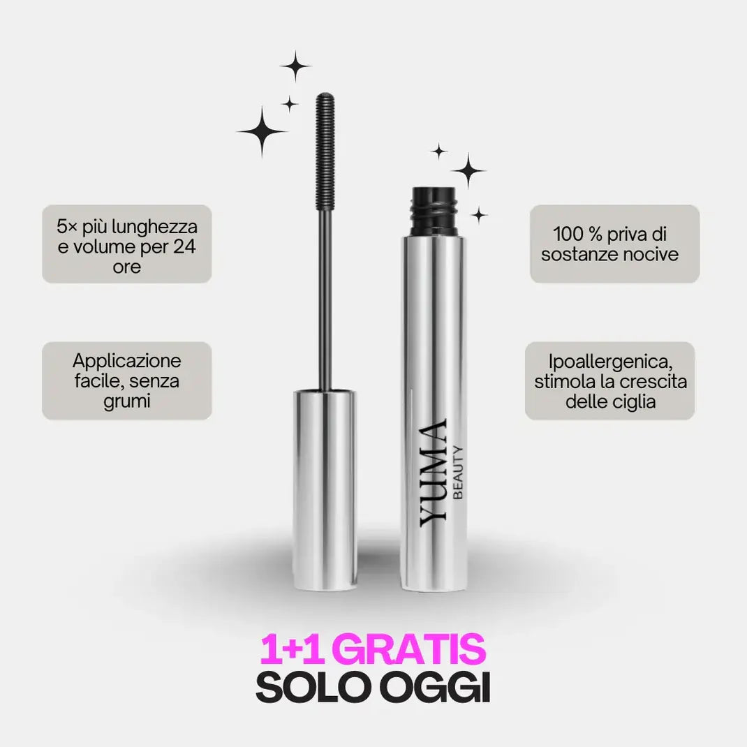NuraBeauty| Iron  Mascara naturale allungante e nutriente.