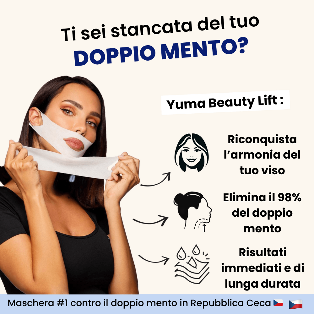 Yuma Beauty™ Lift: di' addio al tuo doppio mento oggi stesso.