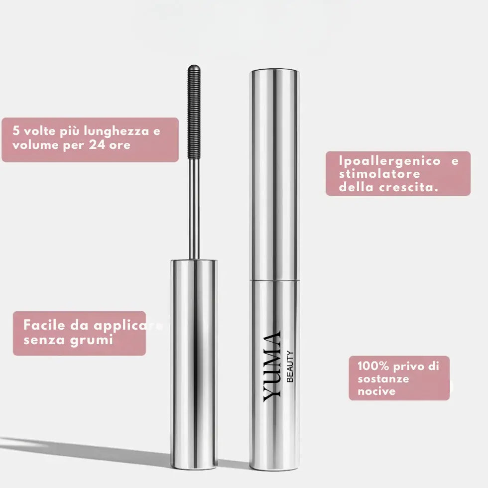 NuraBeauty| Iron Eye Mascara naturale allungante e nutriente.